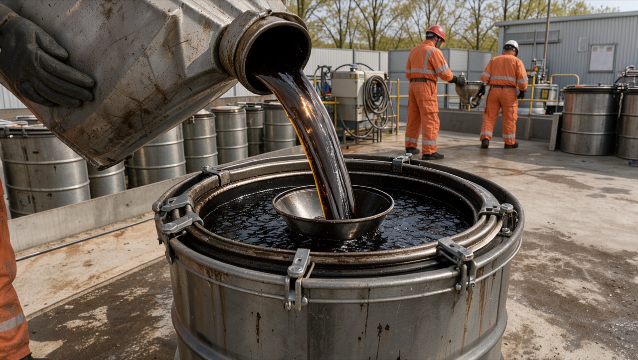 Recykling olejów przepracowanych