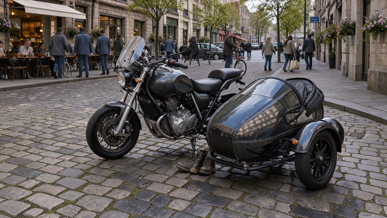 Quad z pługiem