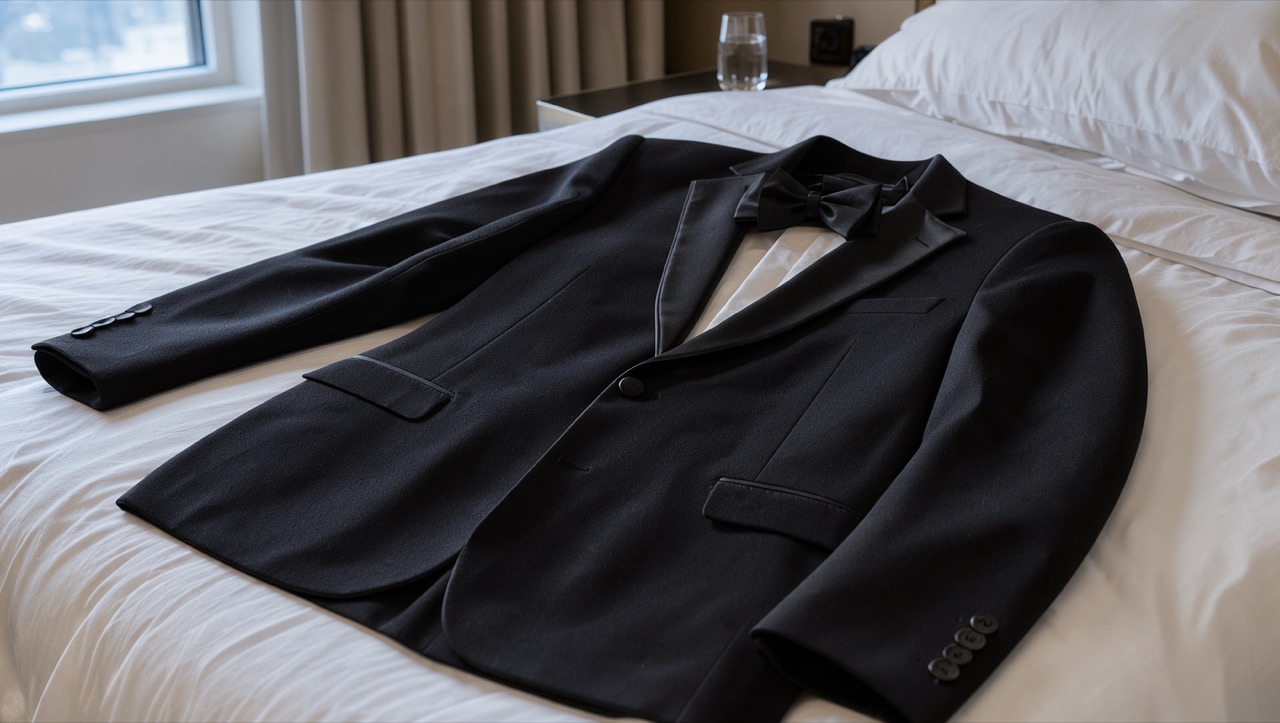 Eleganckie pasy smokingowe w stylizacjach wieczorowych